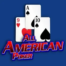 All American Poker online game logo by RTG (Reel Time Gaming) on winomaniaa.eu