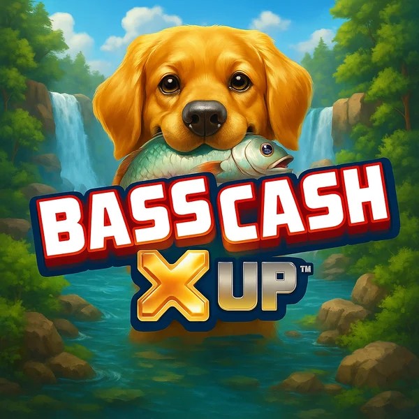 Bass Cash X UP game by Alchemy Gaming – logo hosted on Winomania Casino