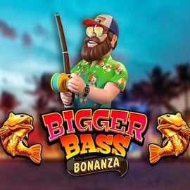 Bigger Bass Bonanza logo – Slots by Pragmatic Play at Winomania Casino