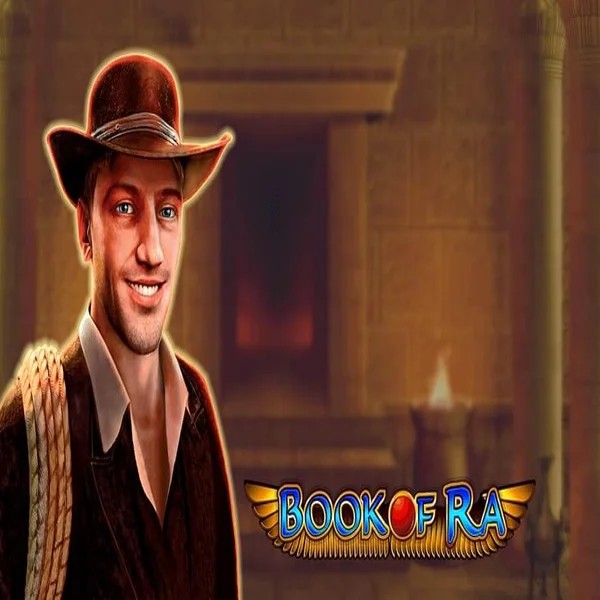 Book of Ra online game logo by Greentube on winomaniaa.eu