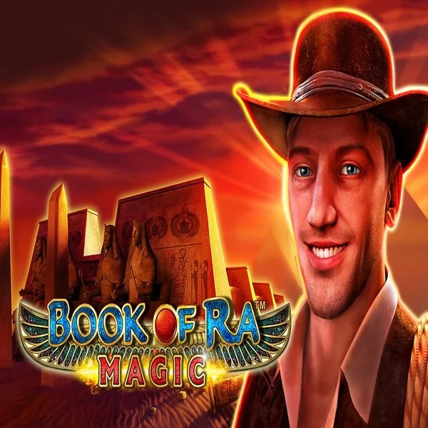 Official Slots logo: Book of Ra Magic by Greentube at Winomania Casino