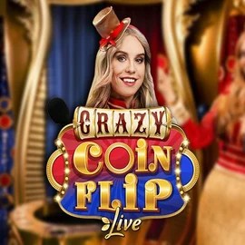 Crazy Coin Flip logo by Evolution at Winomania Casino