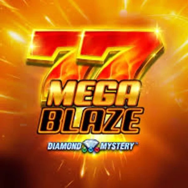 Diamond Mystery Mega Blaze slot logo by Greentube at Winomania Casino