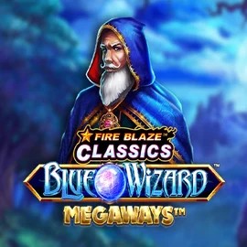 Fire Blaze Blue Wizard Megaways game by Rarestone Gaming – logo hosted on Winomania Casino