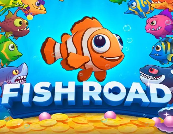 Fish Road slot icon by InOut, available at Winomania Casino