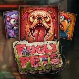 Fugly Pets slot logo by Stakelogic at Winomania Casino