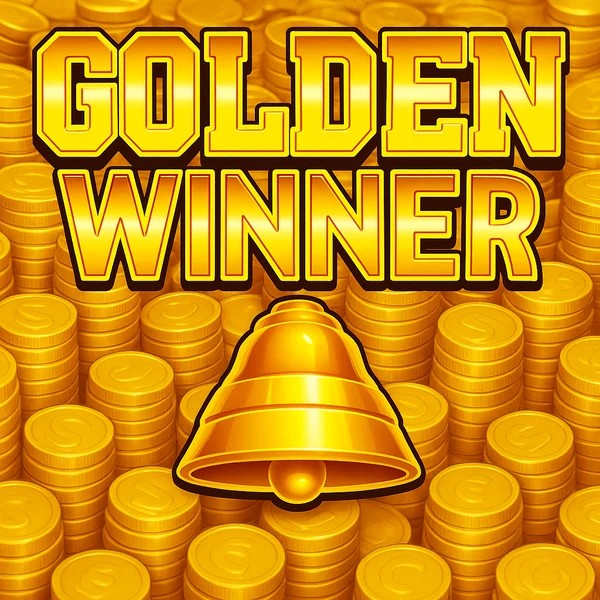 Golden Winner slot logo by Inspired Gaming at Winomania Casino