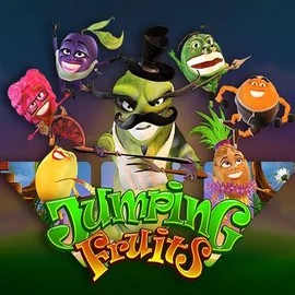 Jumping Fruits game by Wazdan – logo hosted on Winomania Casino