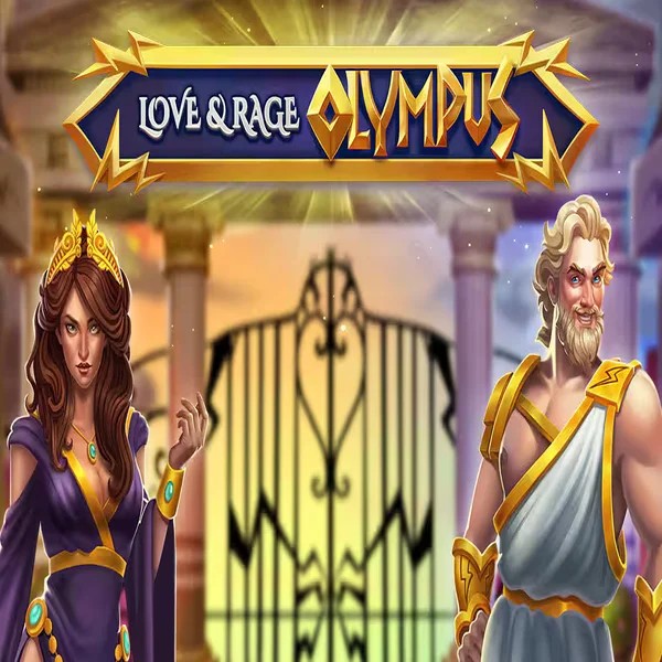 Love and Rage Olympus slot logo by Greentube at Winomania Casino