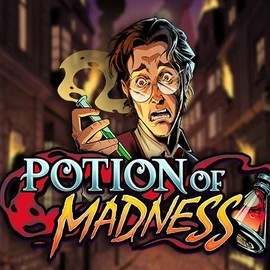 Slots logo of Potion of Madness from Play'n GO at Winomania Casino