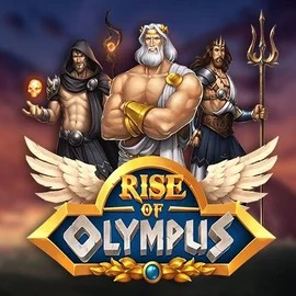 Slots logo of Rise of Olympus from Play'n GO at Winomania Casino
