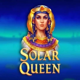 Solar Queen slot logo by Playson at Winomania Casino